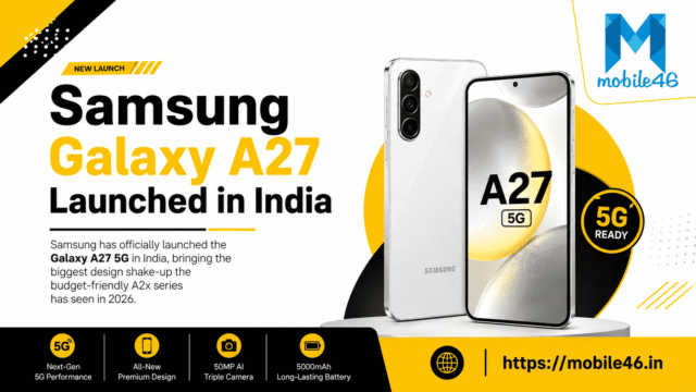 Samsung Galaxy A27 Launched in India: Price, Specifications, Features, Launch Date