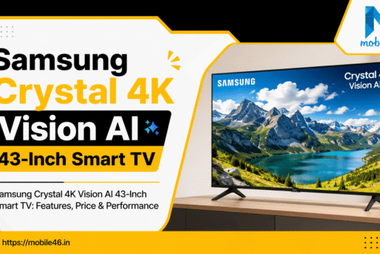 Samsung Crystal 4K Vision AI (43-inch Smart TV) Review 2026: Is It Worth Buying? Samsung Crystal 4K Vision AI (43-inch Smart TV) Review 2026