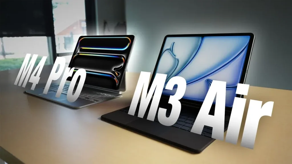 Apple iPad Air M3 vs iPad Pro M4 Comparison